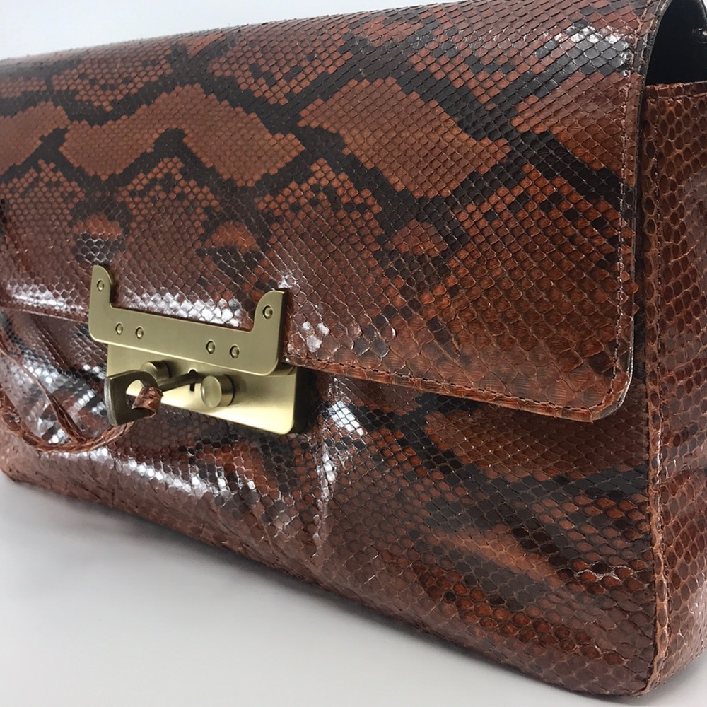 Genuine Python Snakeskin Clutch - image 2